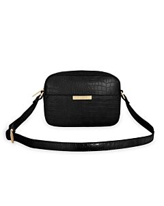 Katie Loxton Celine Faux Croc Crossbody Black